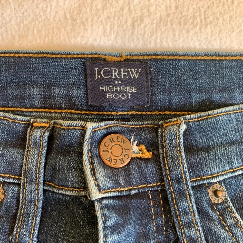 J. Crew High Rise Boot Cut Denim Jeans Size 27